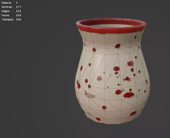 Open Glass Jar - Stylized Candy Shop Prop Low-poly 3D model