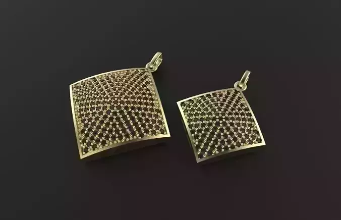 foursquare design circle stone set