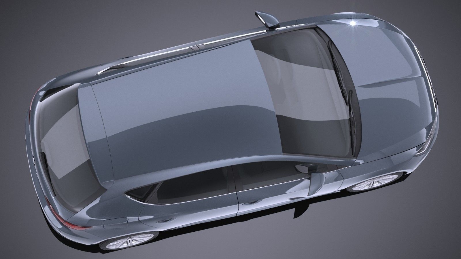 Seat Leon 2017 3D model_7