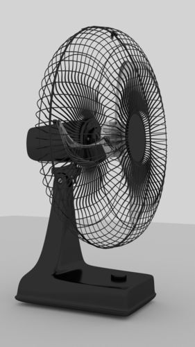 Simple fan 3D model