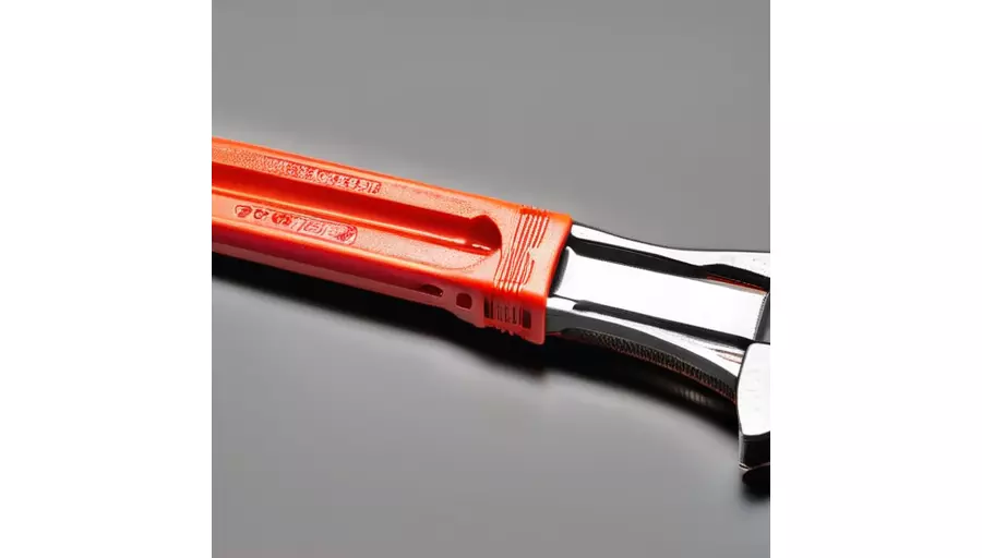 Broken Industrial Pipe Wrench for 3D print Free low-poly 3D model