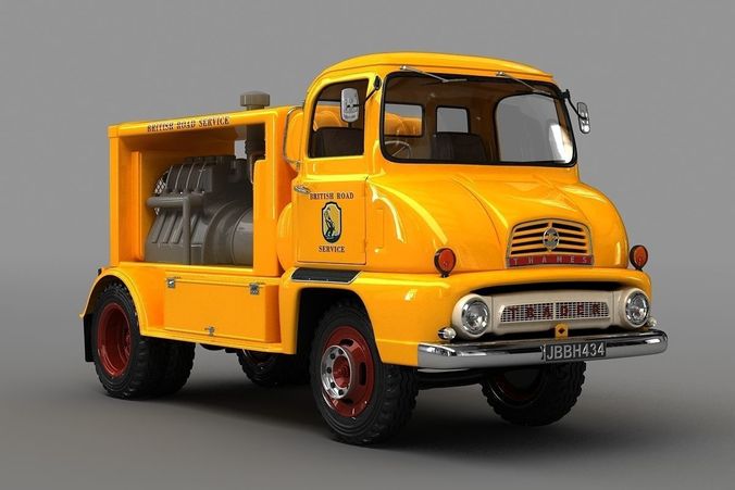 Thames Compressor Lorry 1958 3D model