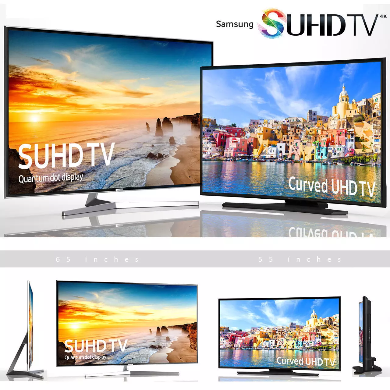 SAMSUNG TV 65 UHD 4k and 55 UHD 4k 3D model_0