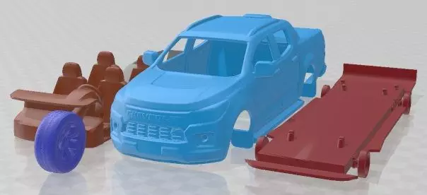 Chevrolet S10 DoubleCab High Country 2020 Printable Car 3D print model