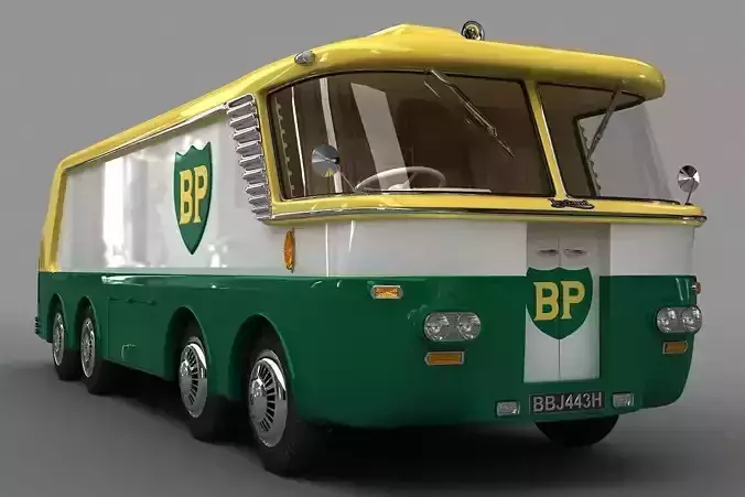 BP Thompson Autotanker 1958 3D model