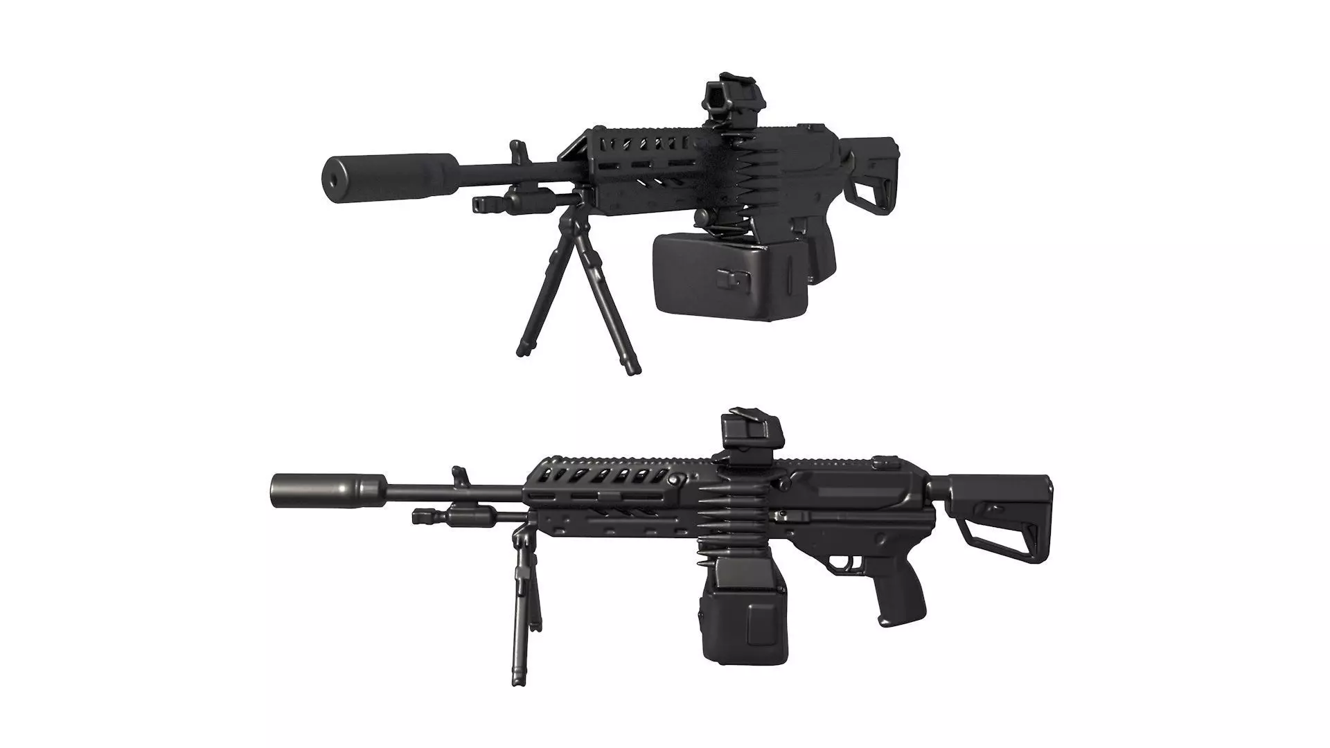 M250 light machine gun 3D print model