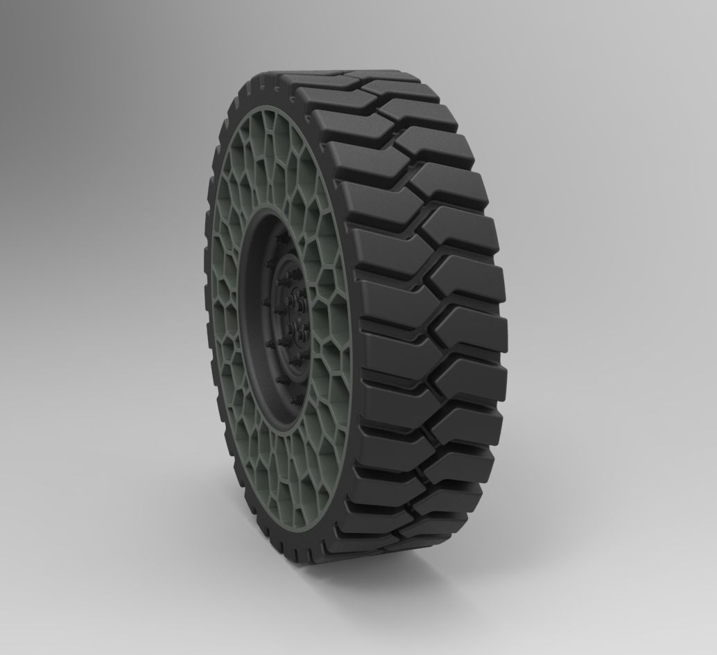 Twheel for Hammer H1 3D model_1