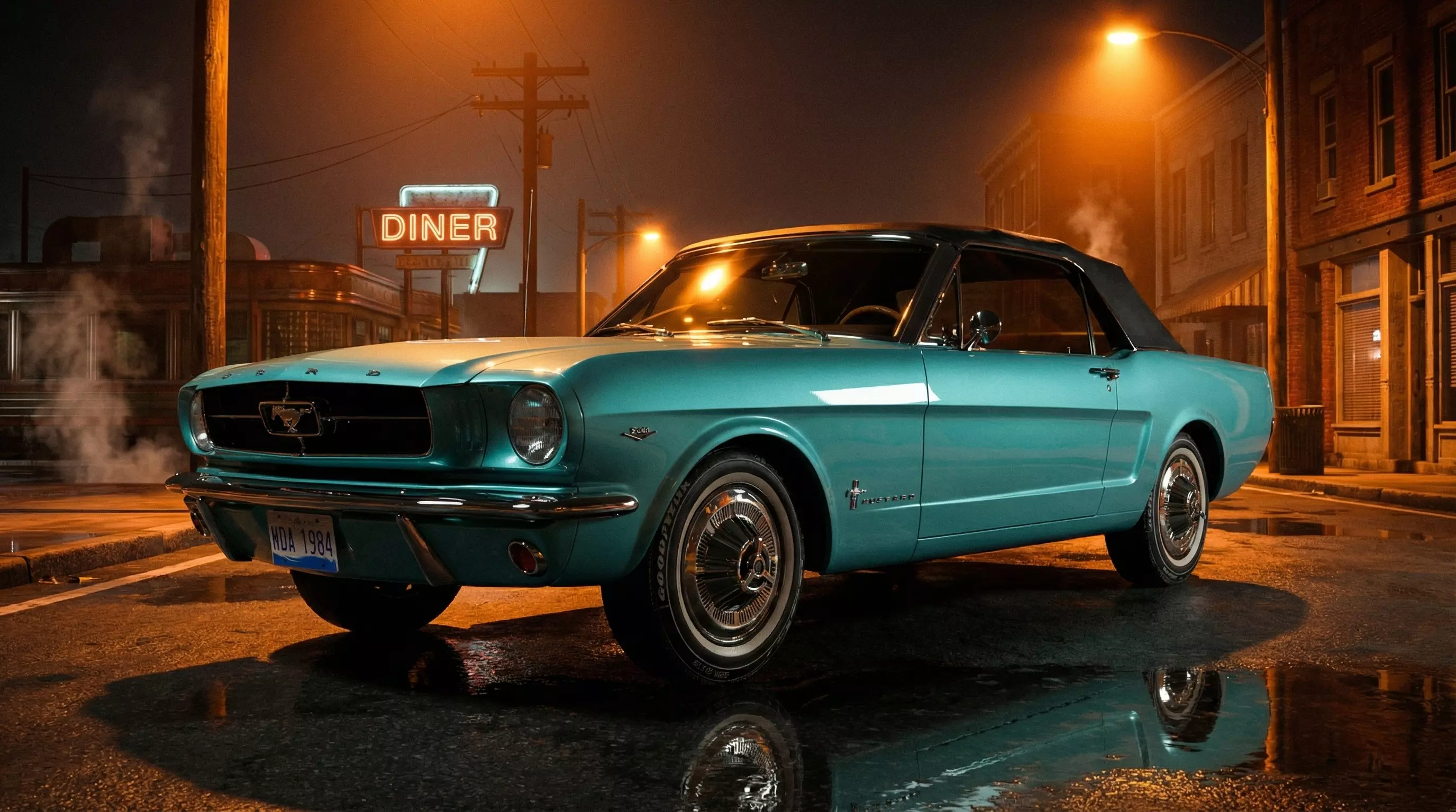 1965 FORD MUSTANG CONVERTIBLE 3D model