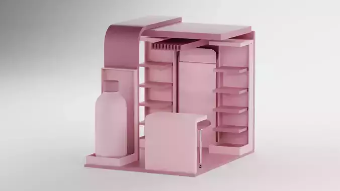 Exhibition Booth 3D model