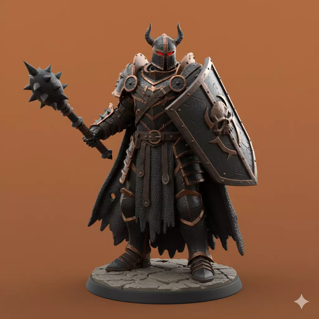 Grimdark Gothic Sci-Fi Battlefield Commander Free 3D model