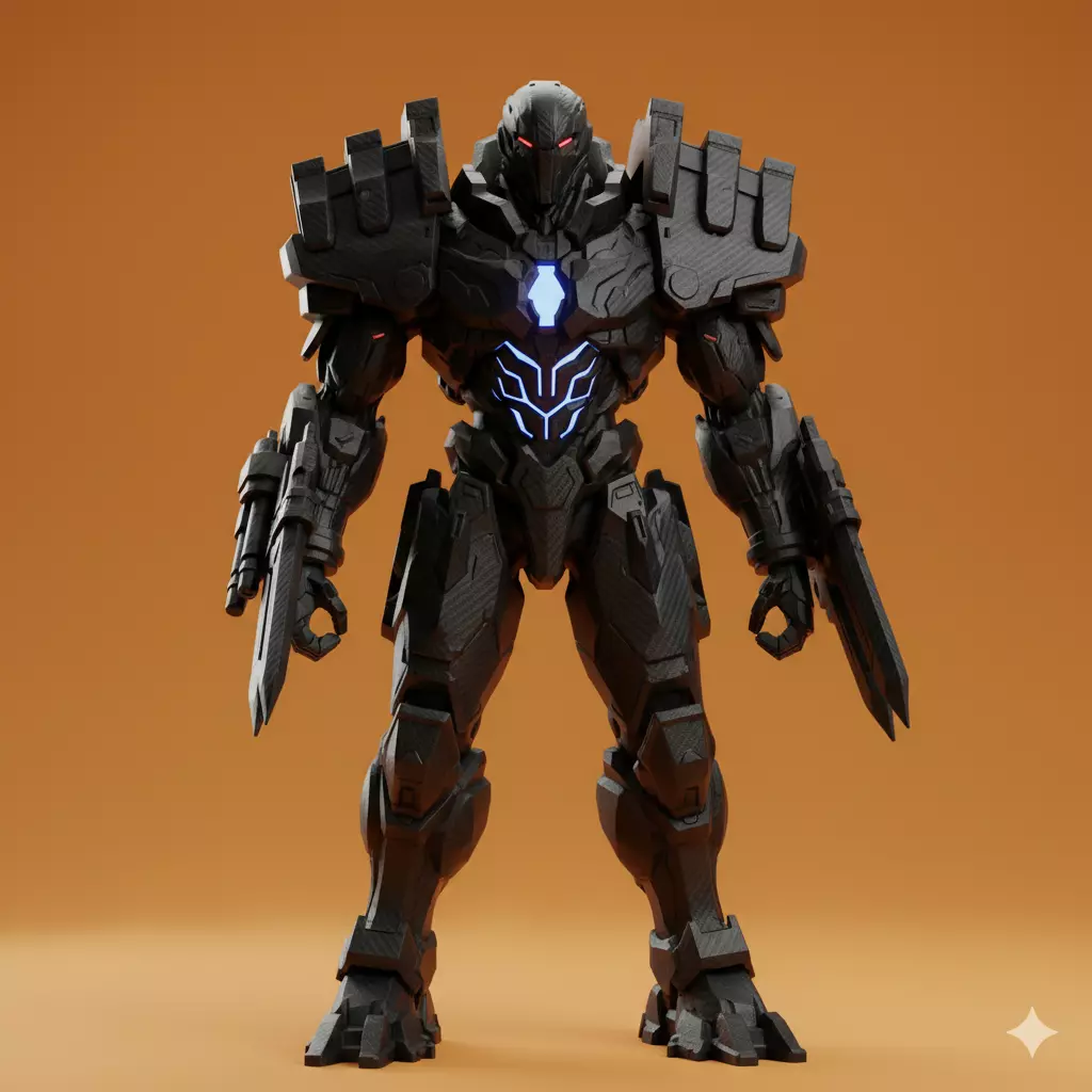 Grimdark Sci-Fi Gothic War Operative Miniature Free 3D model