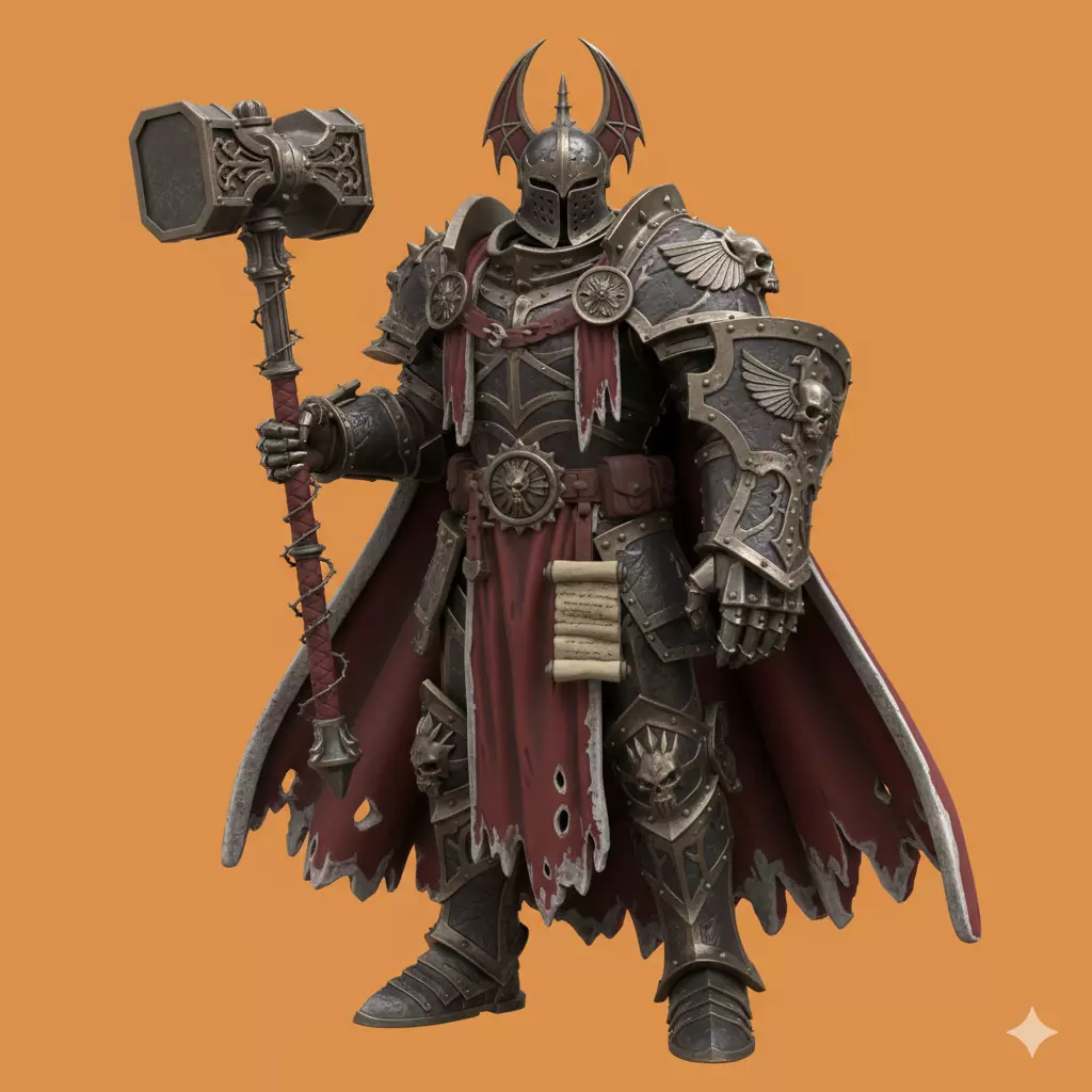 Grimdark Sci-Fi Frontline Commander Miniature Free 3D model