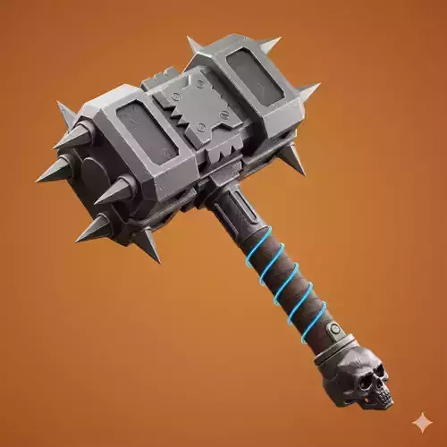 Grimdark Sci-Fi Veteran Enforcer Miniature Free 3D model