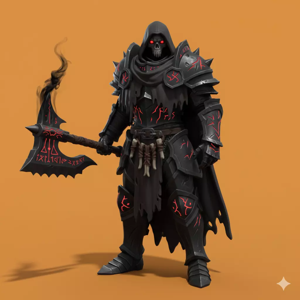 Grimdark Dark Future Shock Trooper STL Free 3D model