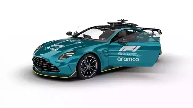 Aston Martin Vantage S F1 Safety Car 2025 HQ 3d model 3D model