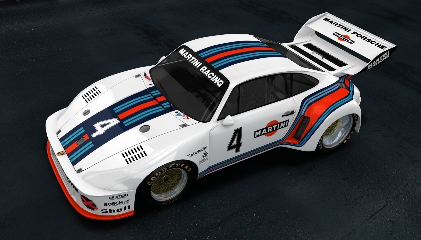 Porsche 935 Baby Le Mans Racing Car 3D model_1