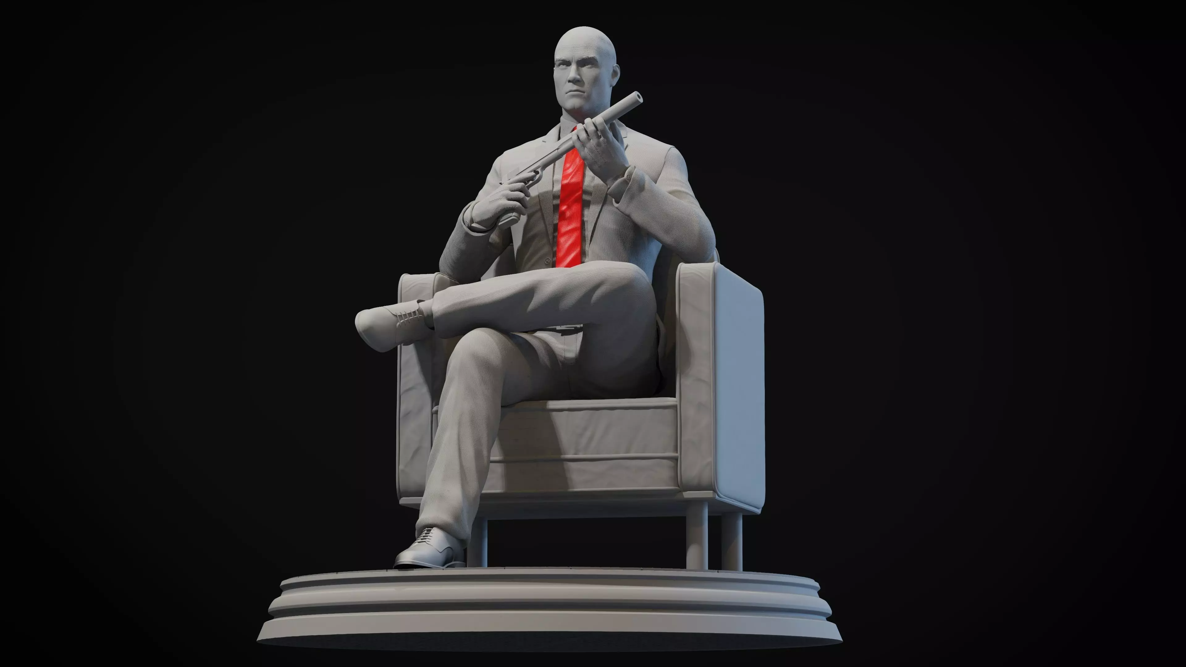 Hitman 3D print model
