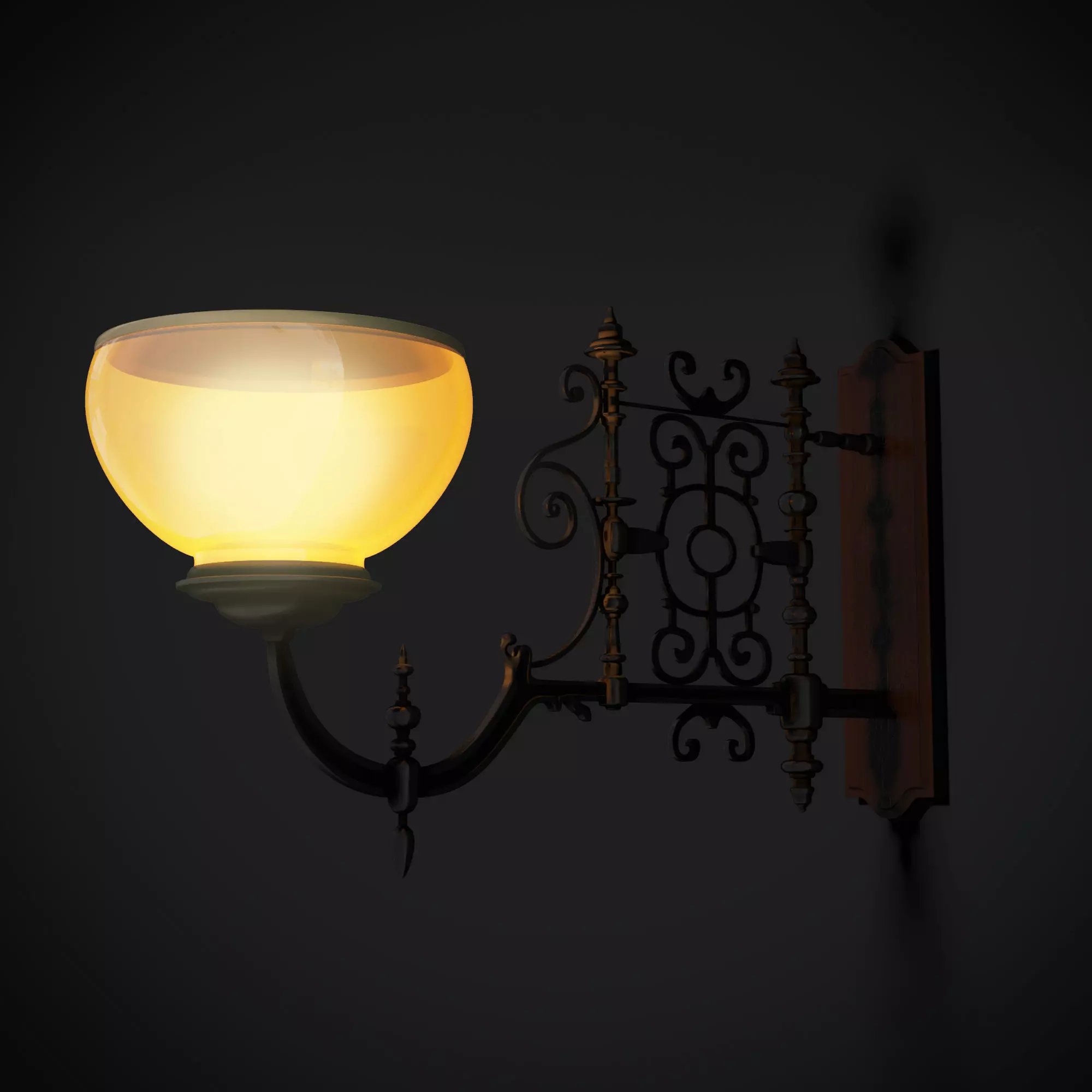 Sconce Crimson Peak 3D model_0