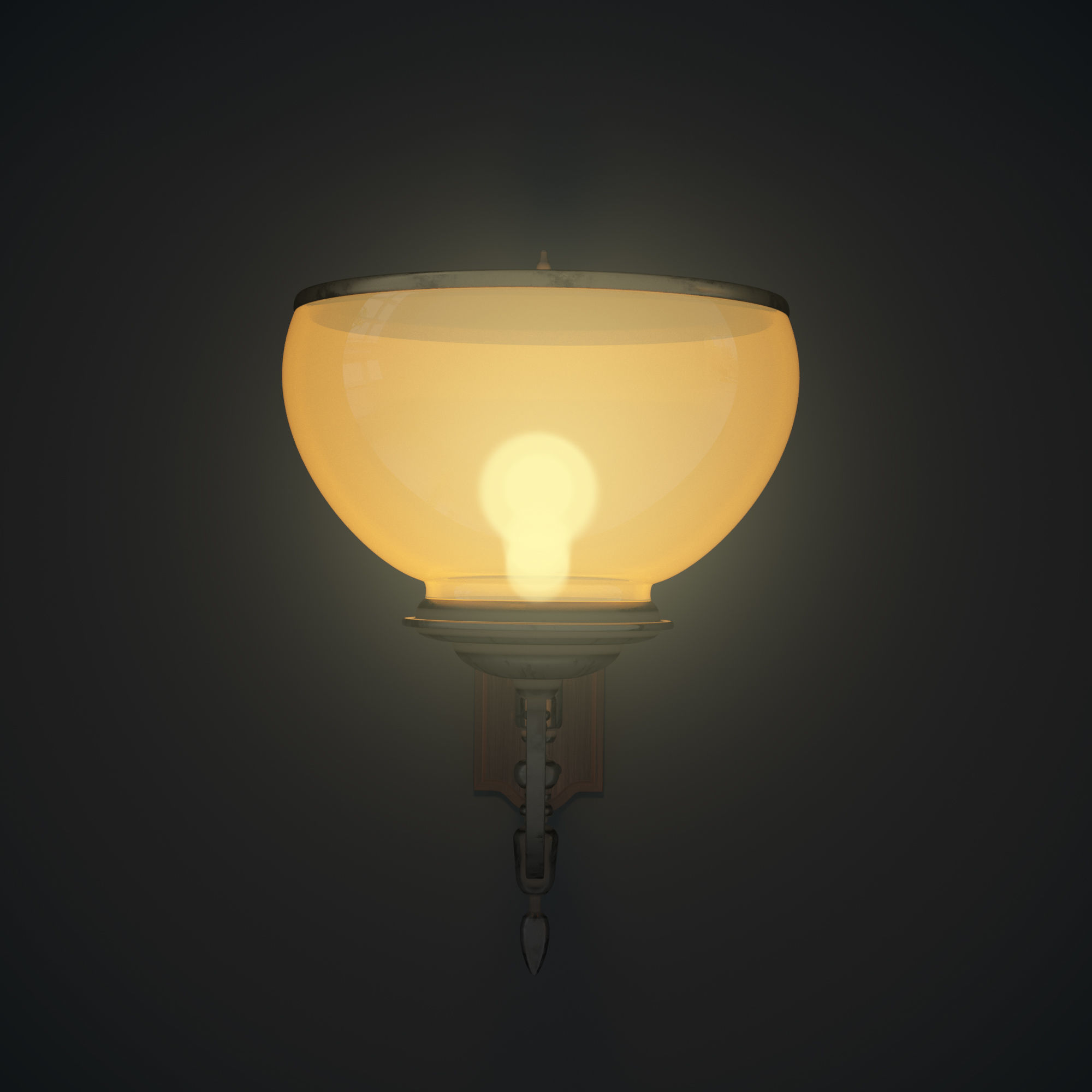 Sconce Crimson Peak 3D model_1