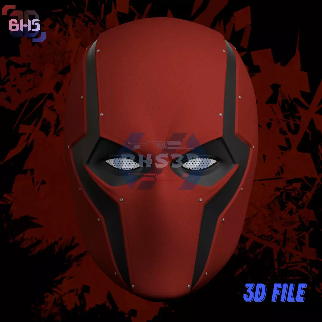 Red Hood Mask GK knightHood version 3D print model