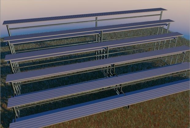 Bleachers stadium - stadium Free 3D model