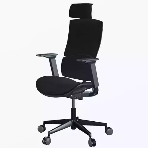 Office Chair Low-poly 3D model