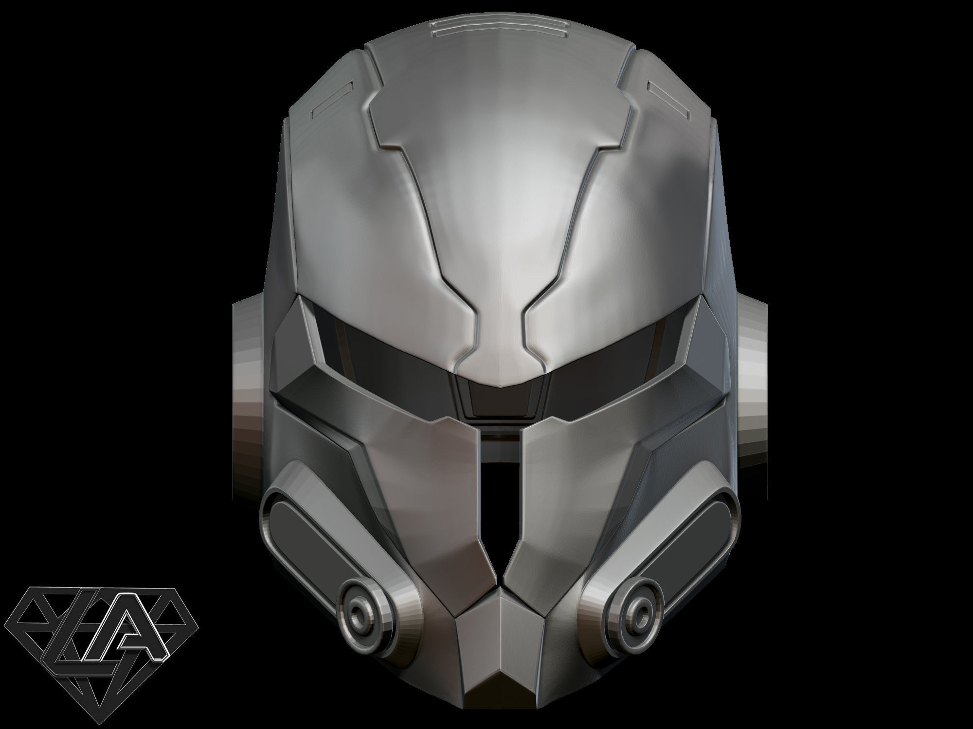 Mandalor classic helmet 3D print model_1
