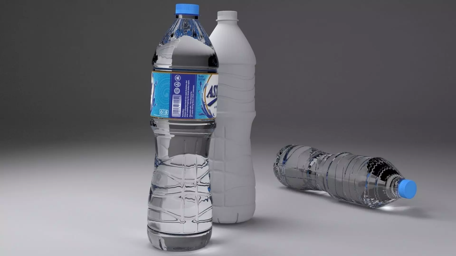 mineral water 3D 600 ml 3D print model_0