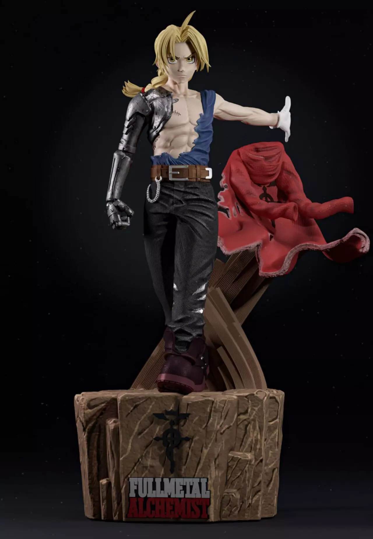 Edward Elric Fullmetal Alchemist 3D print model