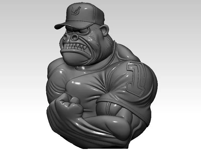 Gorilla Ape 3d Model 3D print model