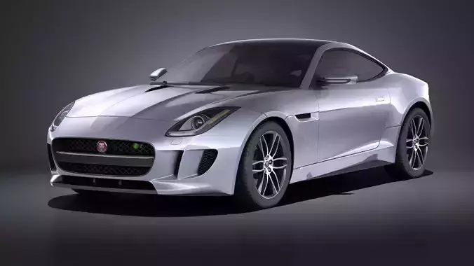 Jaguar F Type R Coupe 2015 VRAY