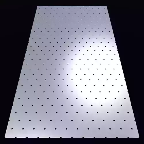 Perforated panel with 2 percent opening 25O90