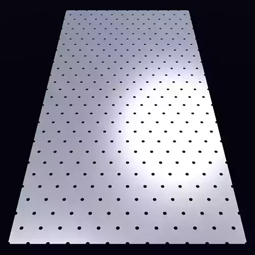 Perforated panel with 4 percent opening 25O91