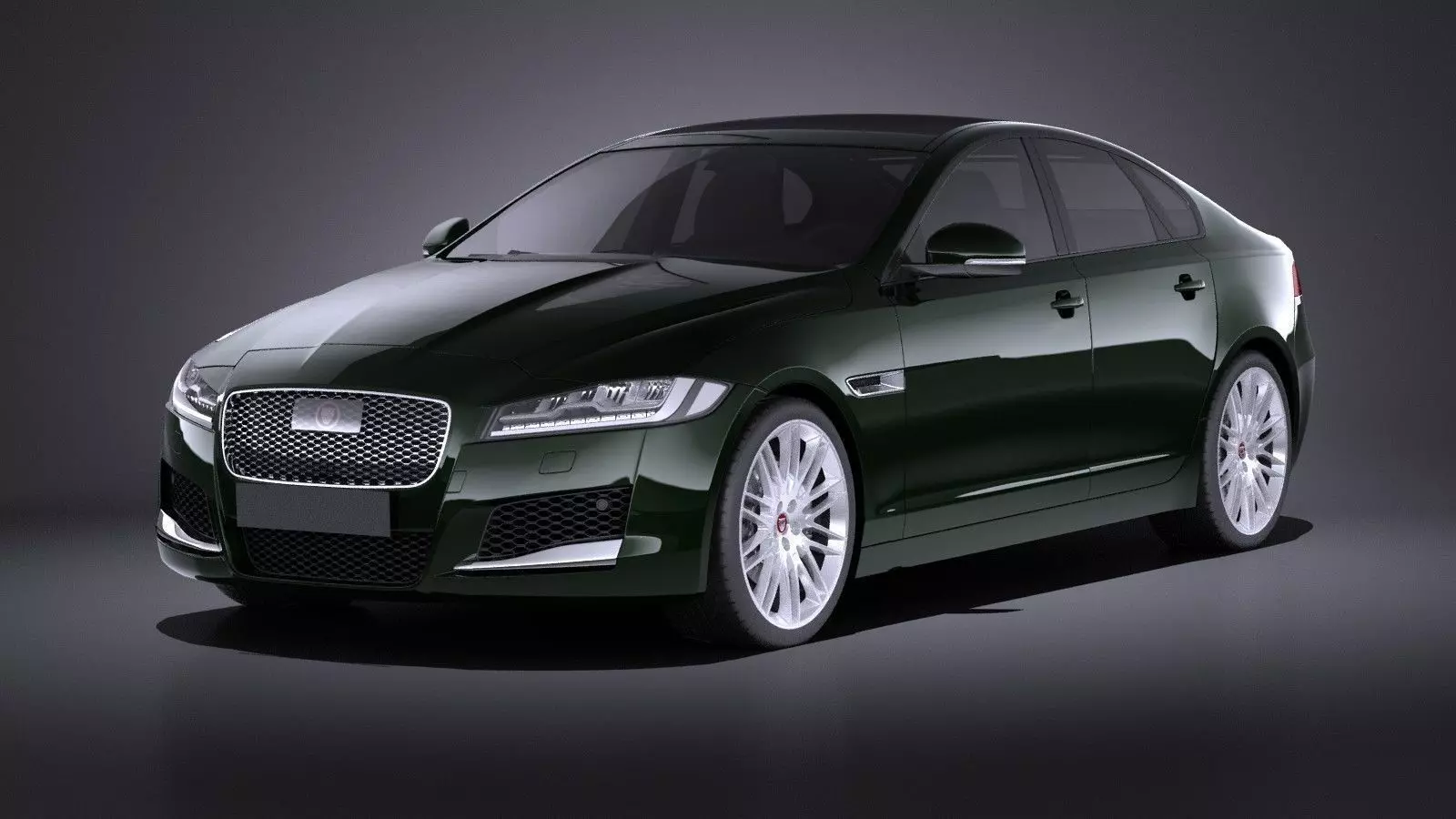 Jaguar XF 2017 VRAY 3D model