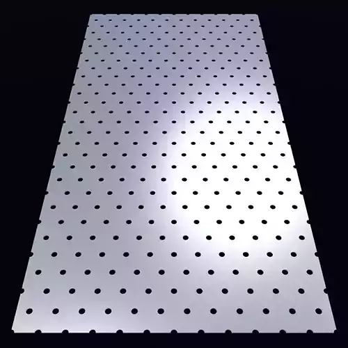 Perforated panel with 6 percent opening 25O92