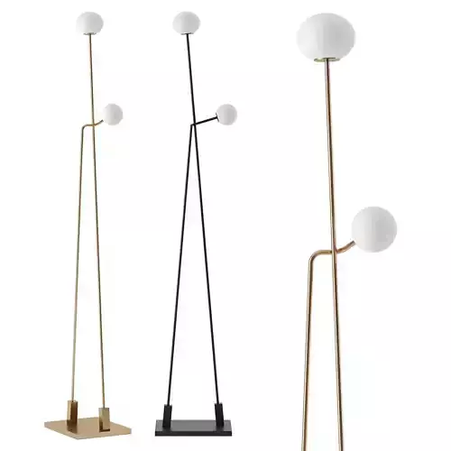 Tempo floor lamp by Atelier de troupe 3D model
