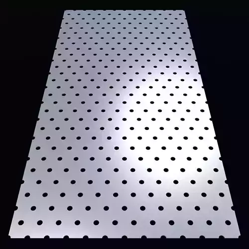Perforated panel with 8 percent opening 25O93