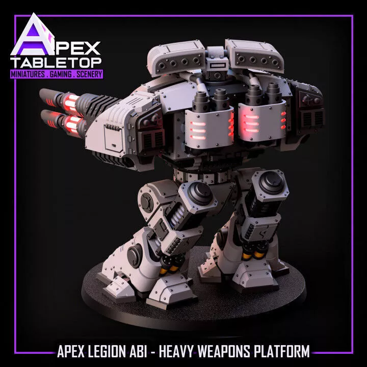 Apex Legion ABI - Heavy Weapons Pack 3D print model