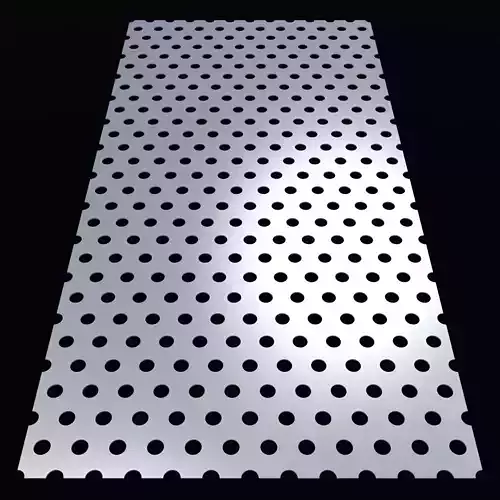Perforated panel with 18 percent opening 25O96
