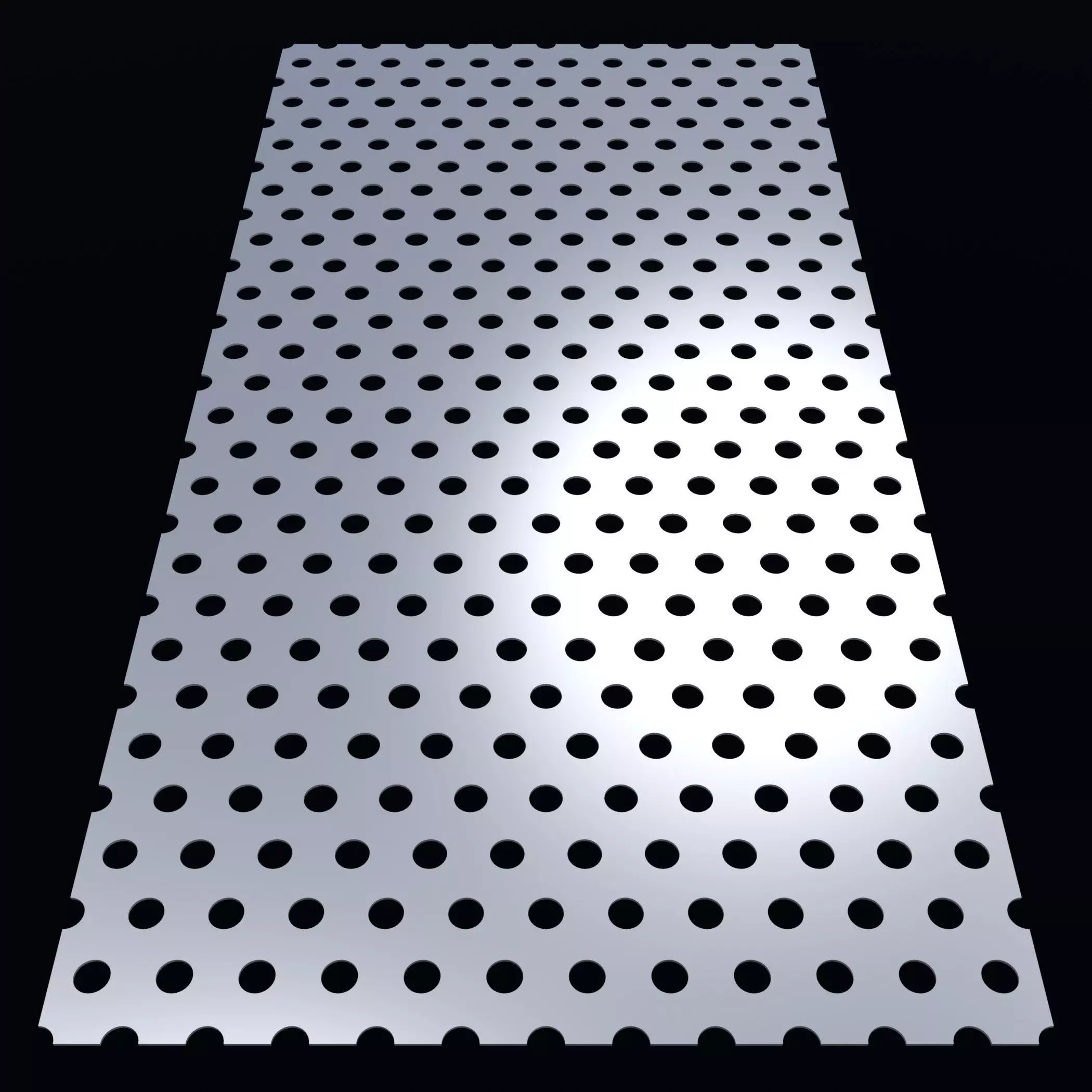 Perforated panel with 18 percent opening 25O96 3D model