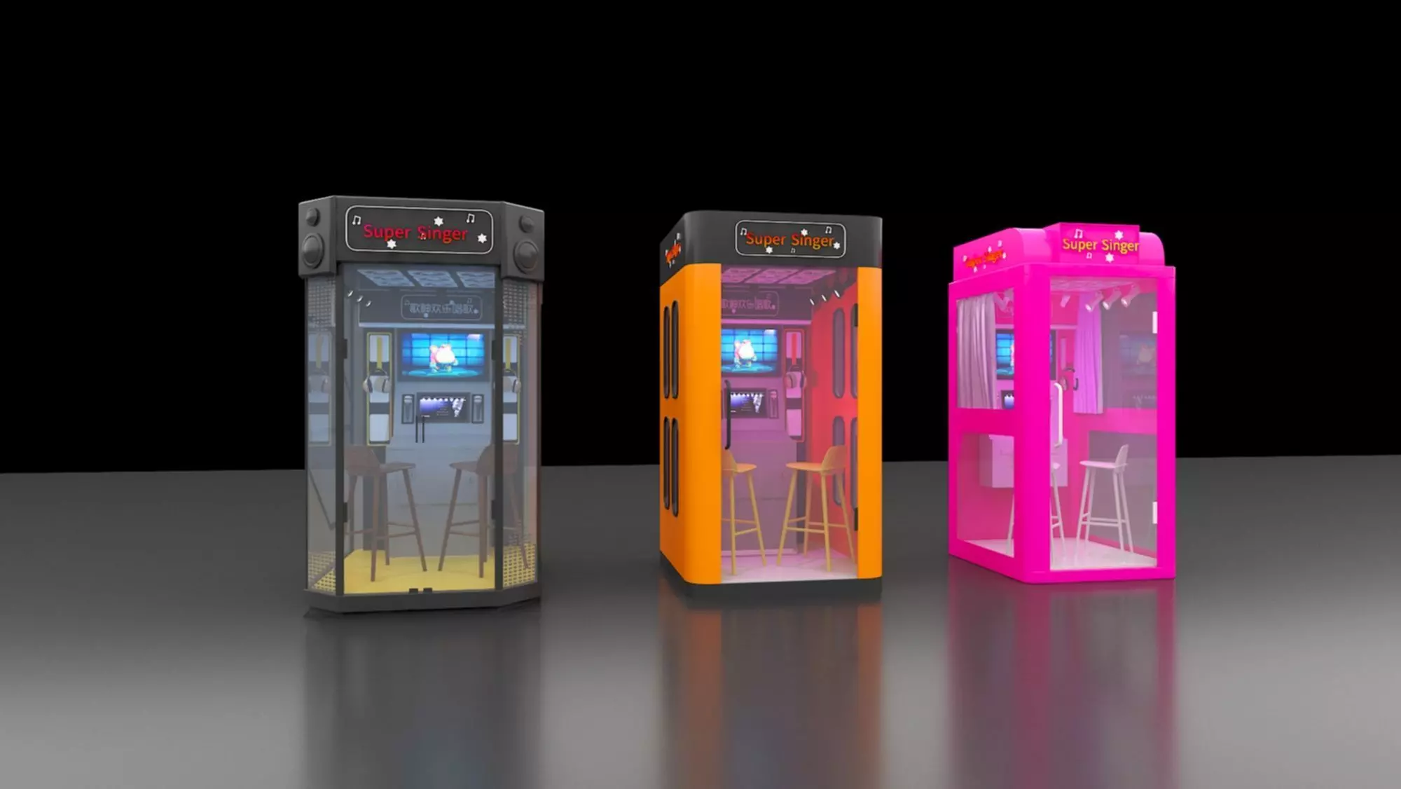 Super singer 3D model