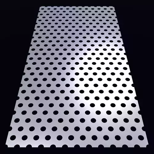 Perforated panel with 23 percent opening 25O97