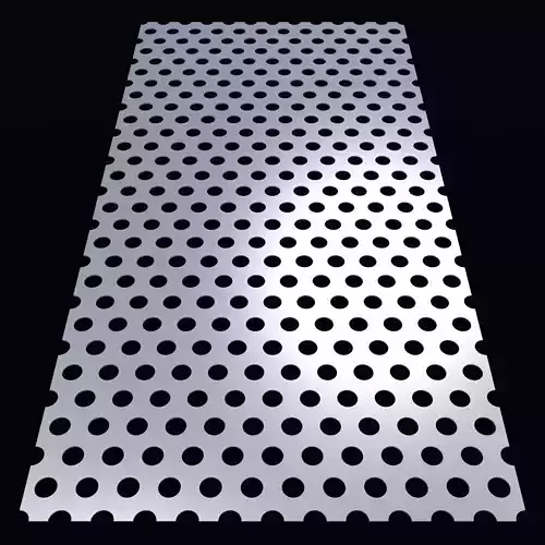 Perforated panel with 27 percent opening 25O98
