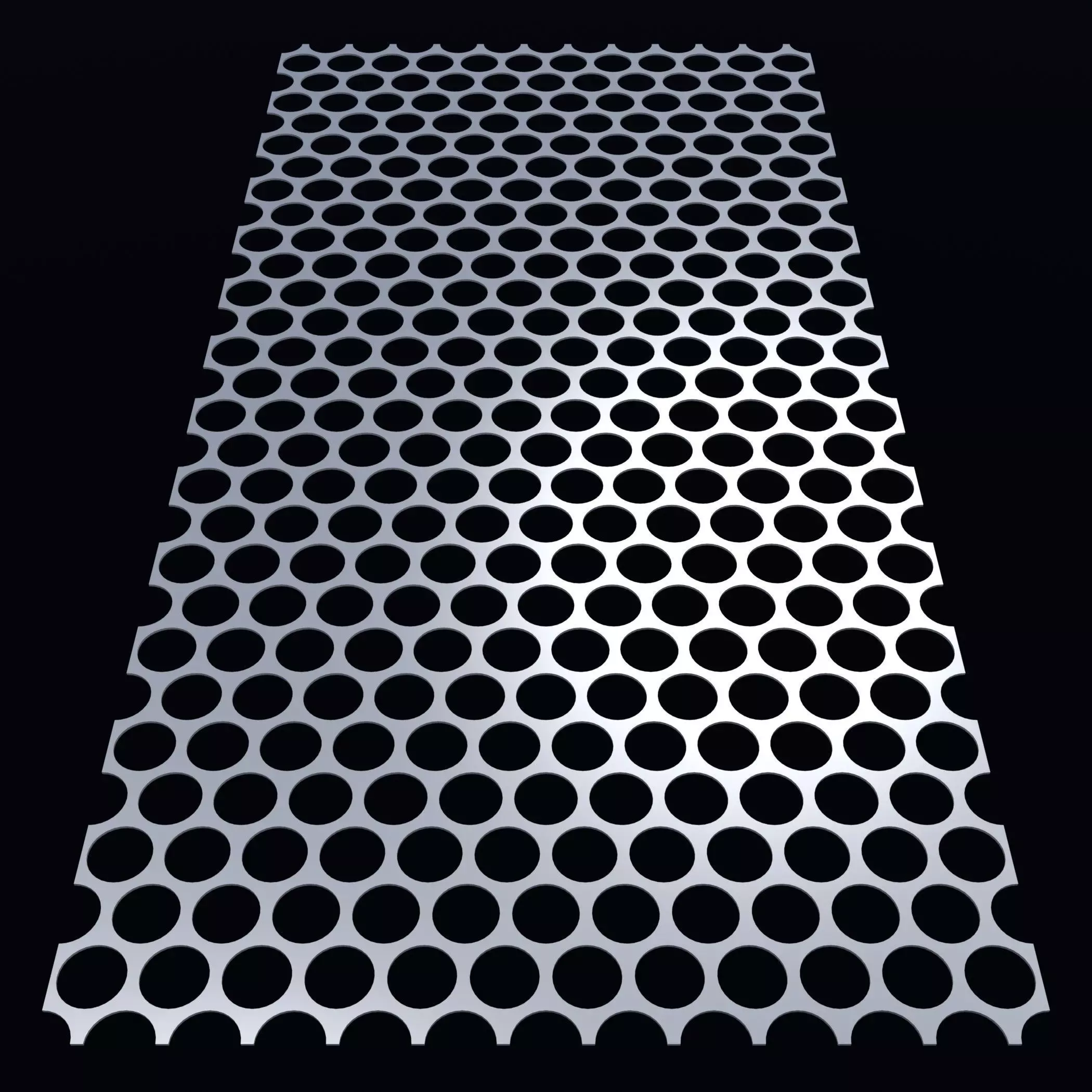 Perforated panel with 65 percent opening 25O104 3D model