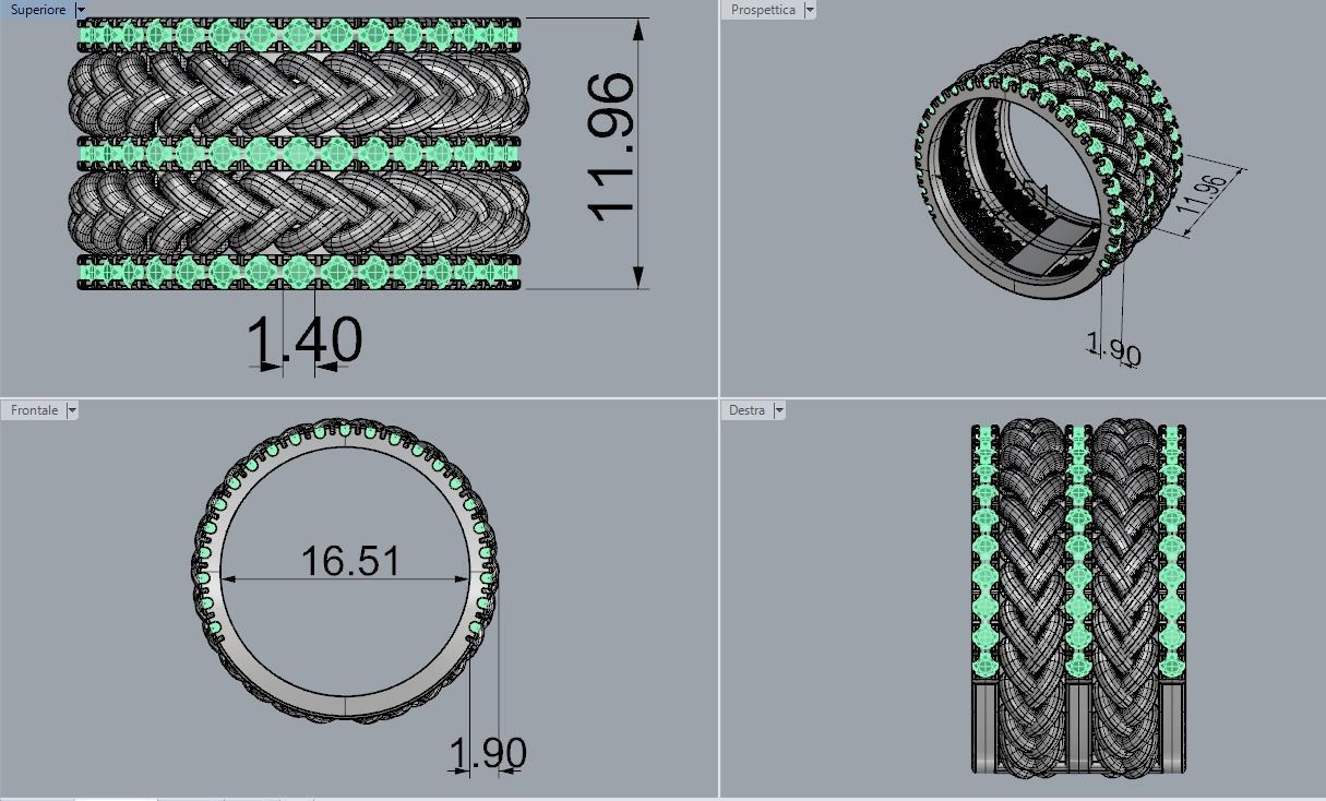 0014 Promise Ring - vers2 3D print model_7