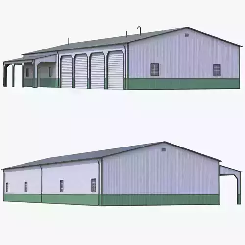 Green Industrial Building 34 PBR