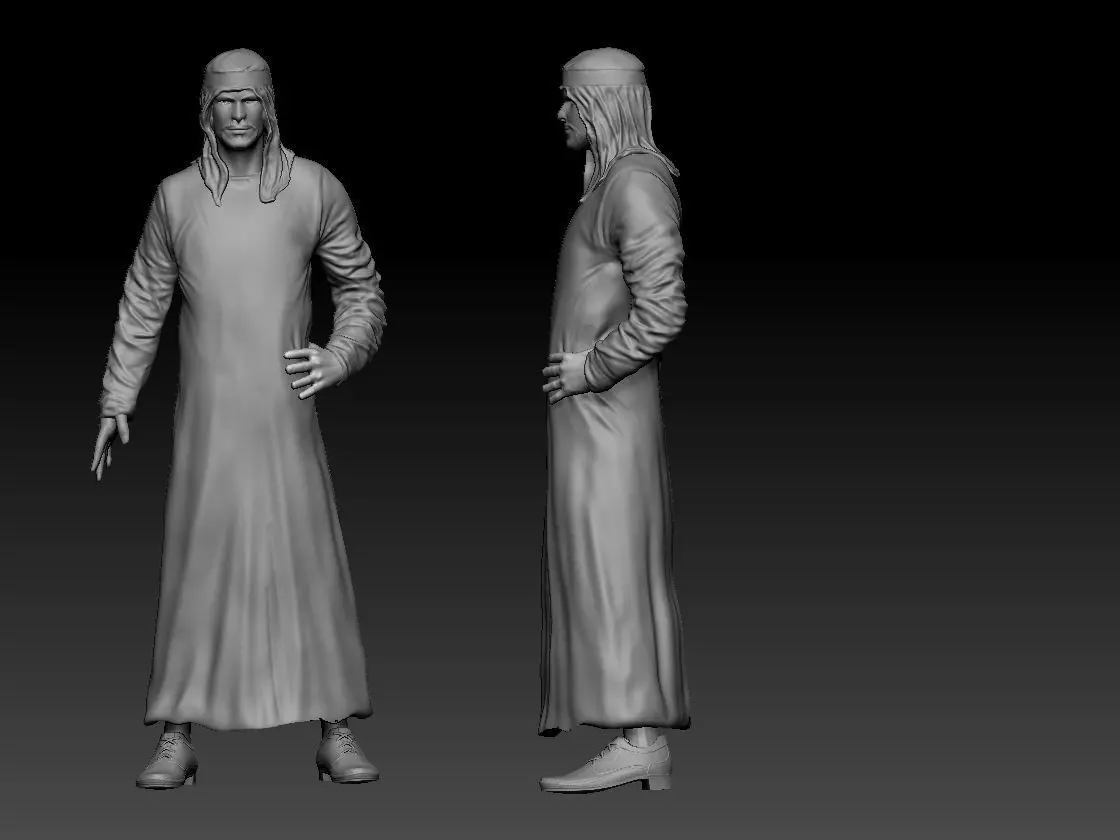 Arabian male model 3D print model_0