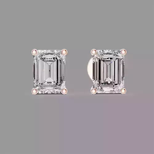 Diamond Earrings 3D print model