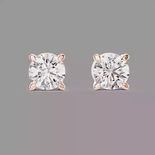 Diamond Earrings 3D print model