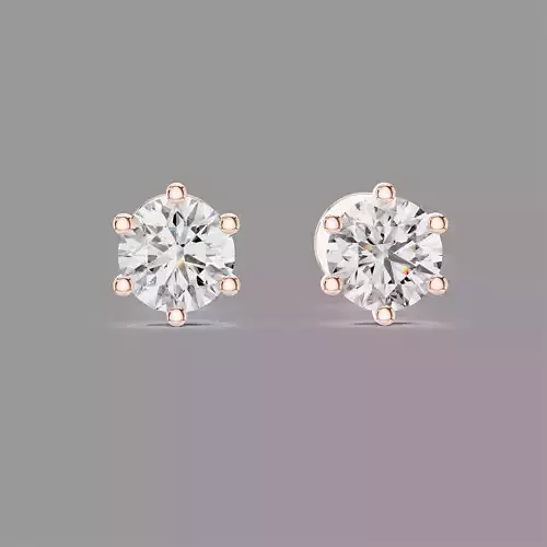 Diamond Earrings 3D print model